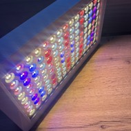 PROFI LED GROW panel pre všetky rastliny, 70W, 220V, ružová+sunlight s časovačom